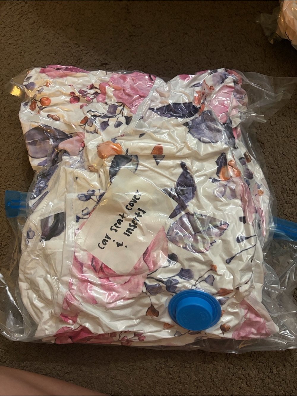Floral Babygirl Infant Car Seat Cover & Inserts